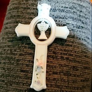 Hanging Cross featuring cup